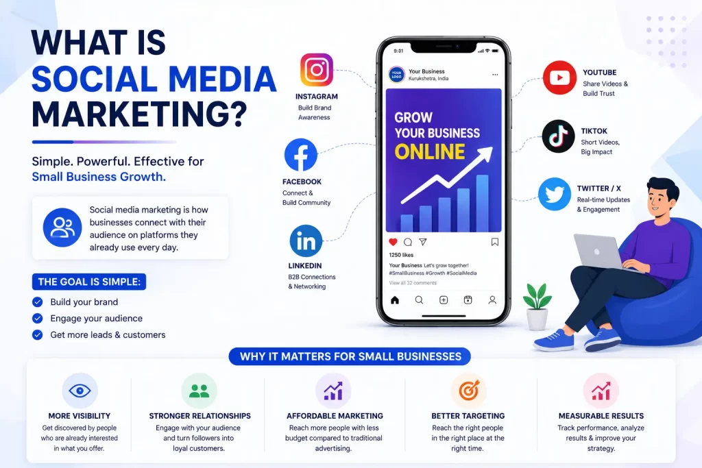 What is Social media marketing?